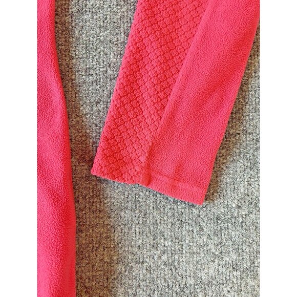 Columbia Sweater Womens Large Long Sleeve 1/4 Zip Pullover Coral Fleece Outdoors - Picture 5 of 8